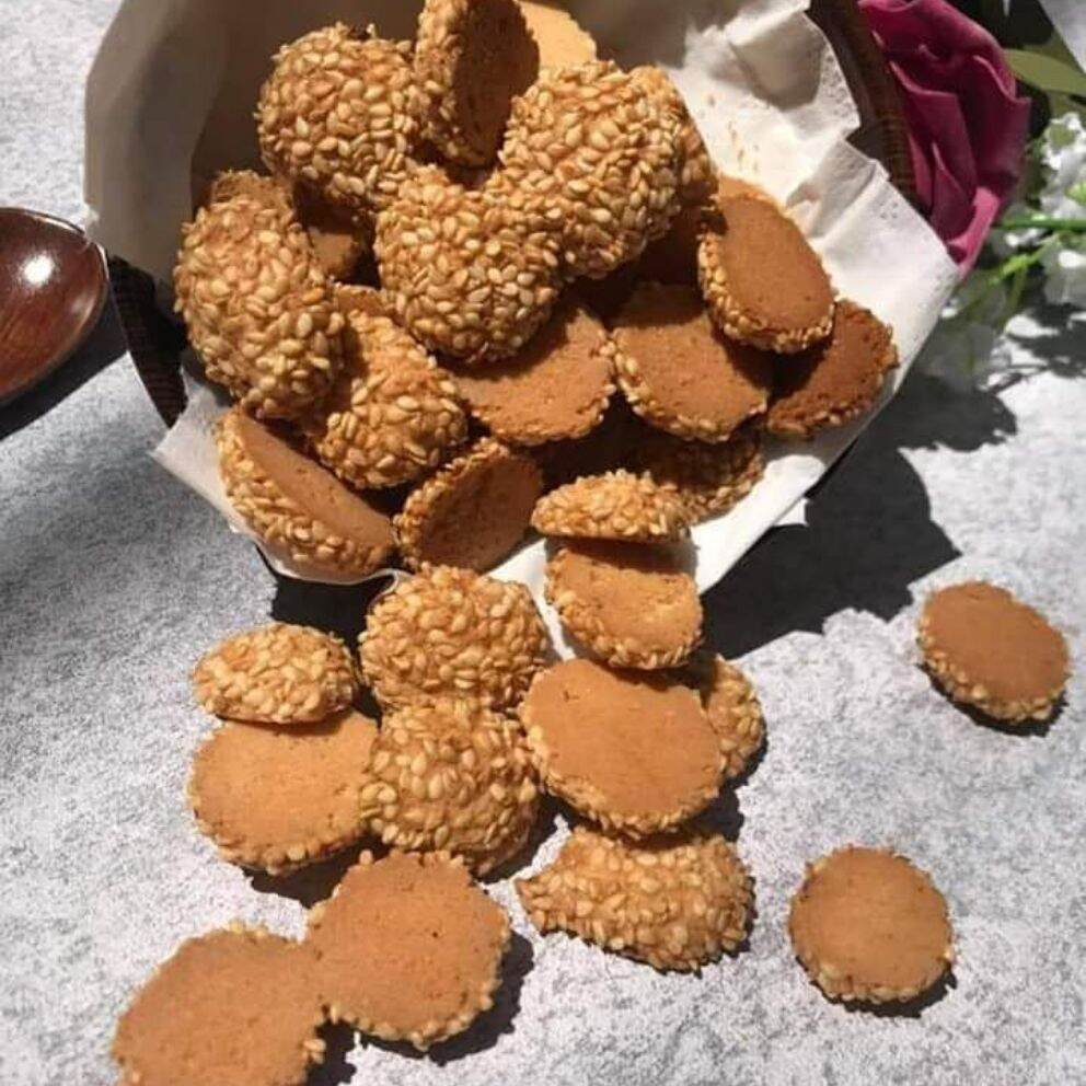 Bánh trứng nhện mè 500g