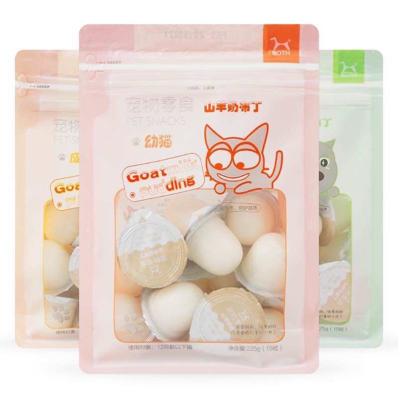 😺 Pudding sữa dê bổ sung canxi cho mèo lớn và mèo con 15viên x 15gr