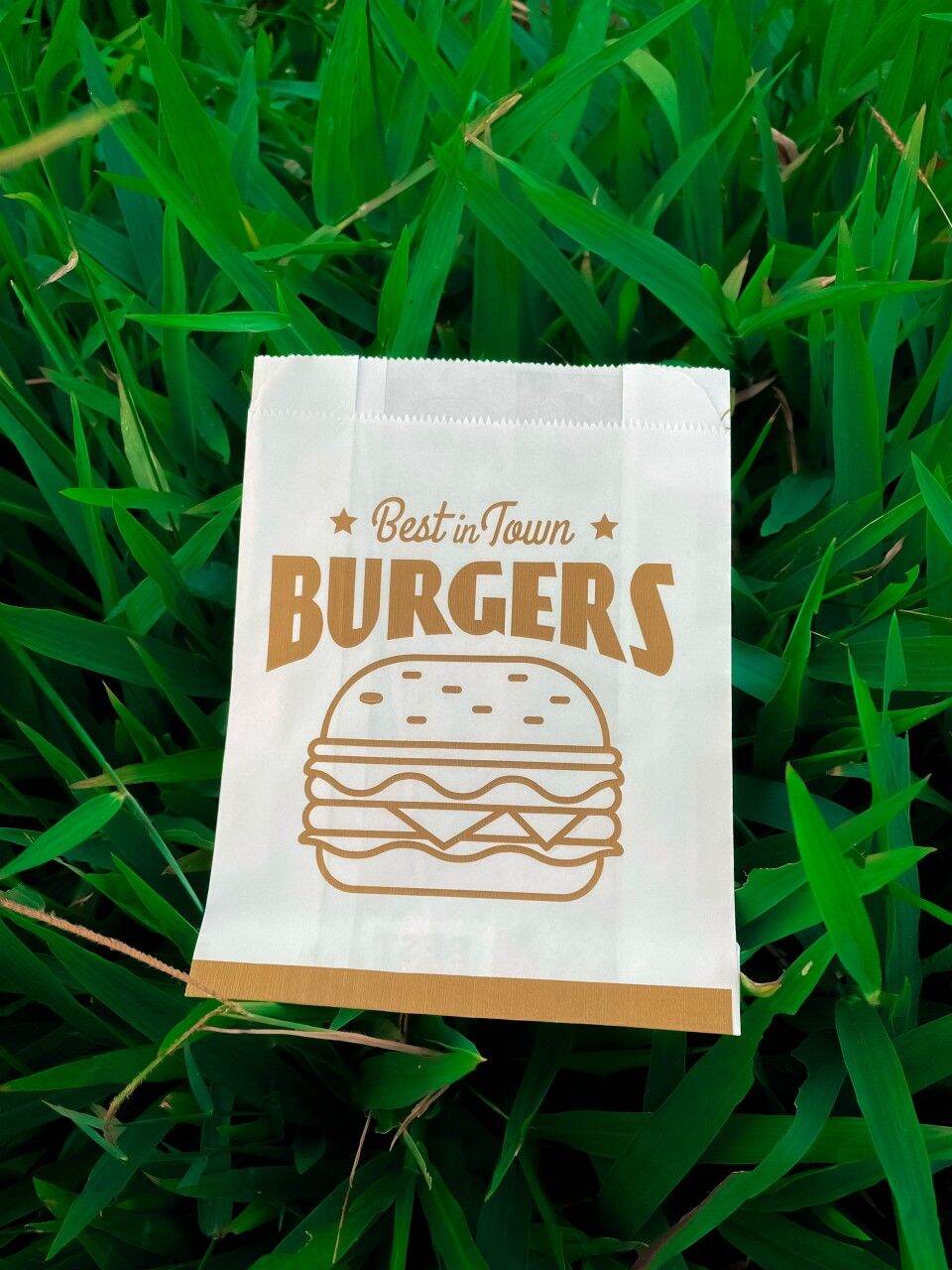 200 túi đựng hamburger, túi giấy đựng bánh hamburger