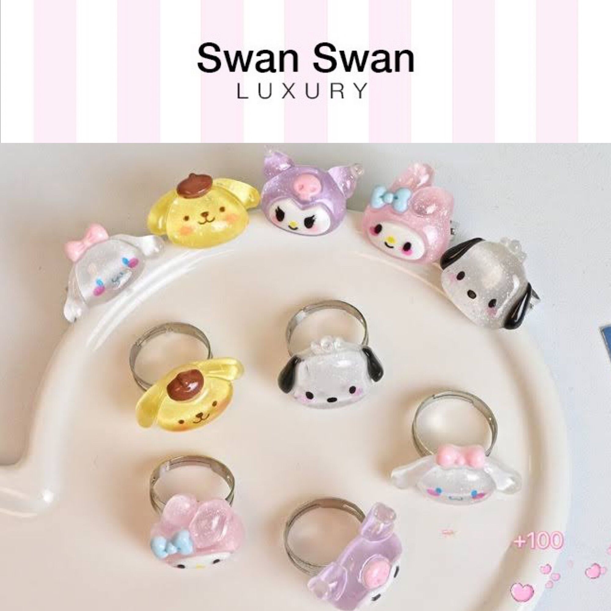 Nhẫn Freesize Hình Hoa Tiết Melody