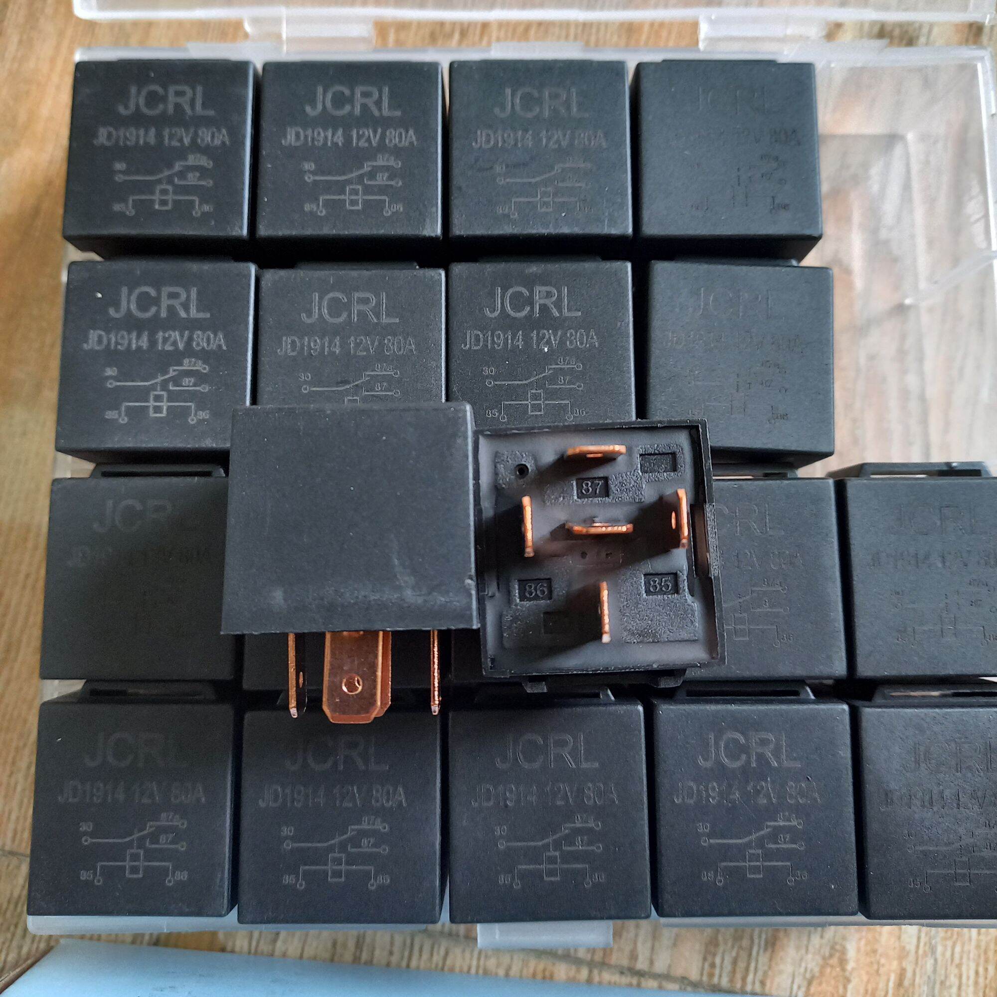 Rơ Le 12v, 24v  80A loại 4 chân và 5 chân