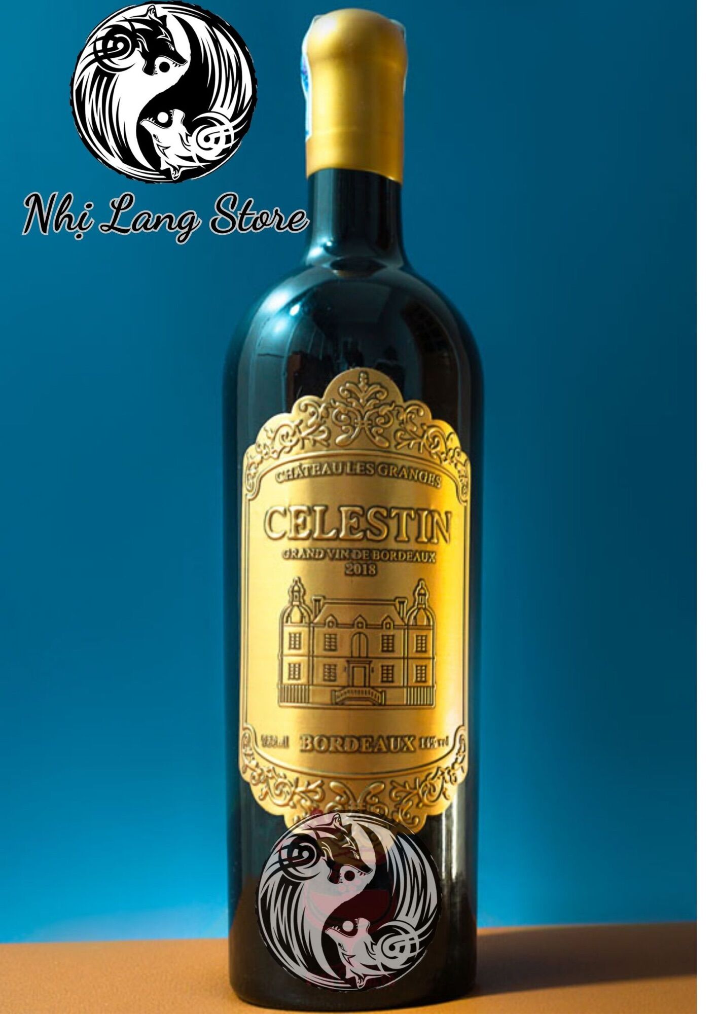 Vang celestin - bordeaux pháp - vang đỏ - nhị lang store