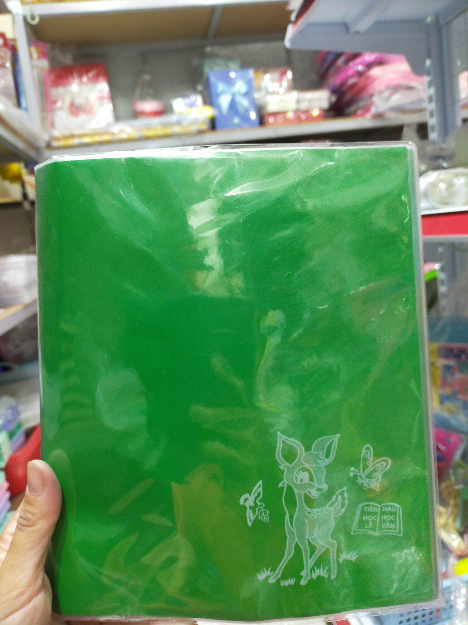 10 Cái   Bao   Tập   Vở  Màu  Có    Lồng   Kiếng   Trong