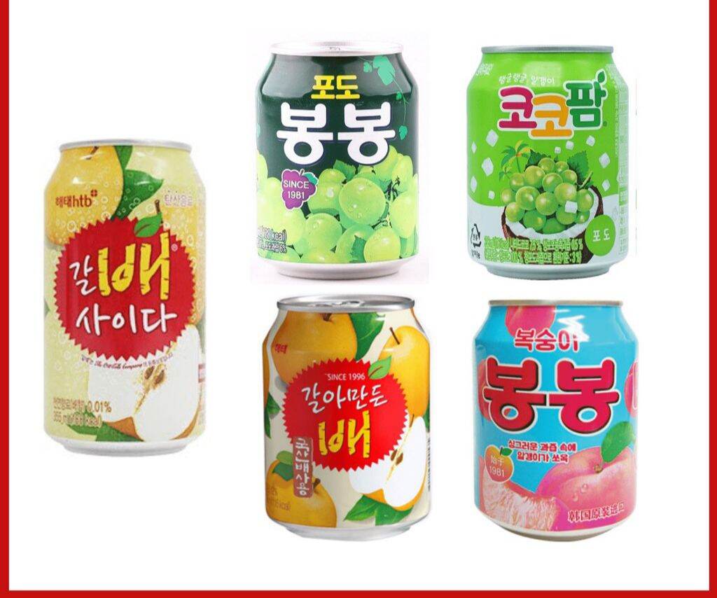 Nước ép hàn quốc lon 238ml