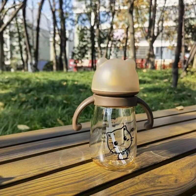 Bình sữa cổ rộng mèo kitty 240ml/ 300ml