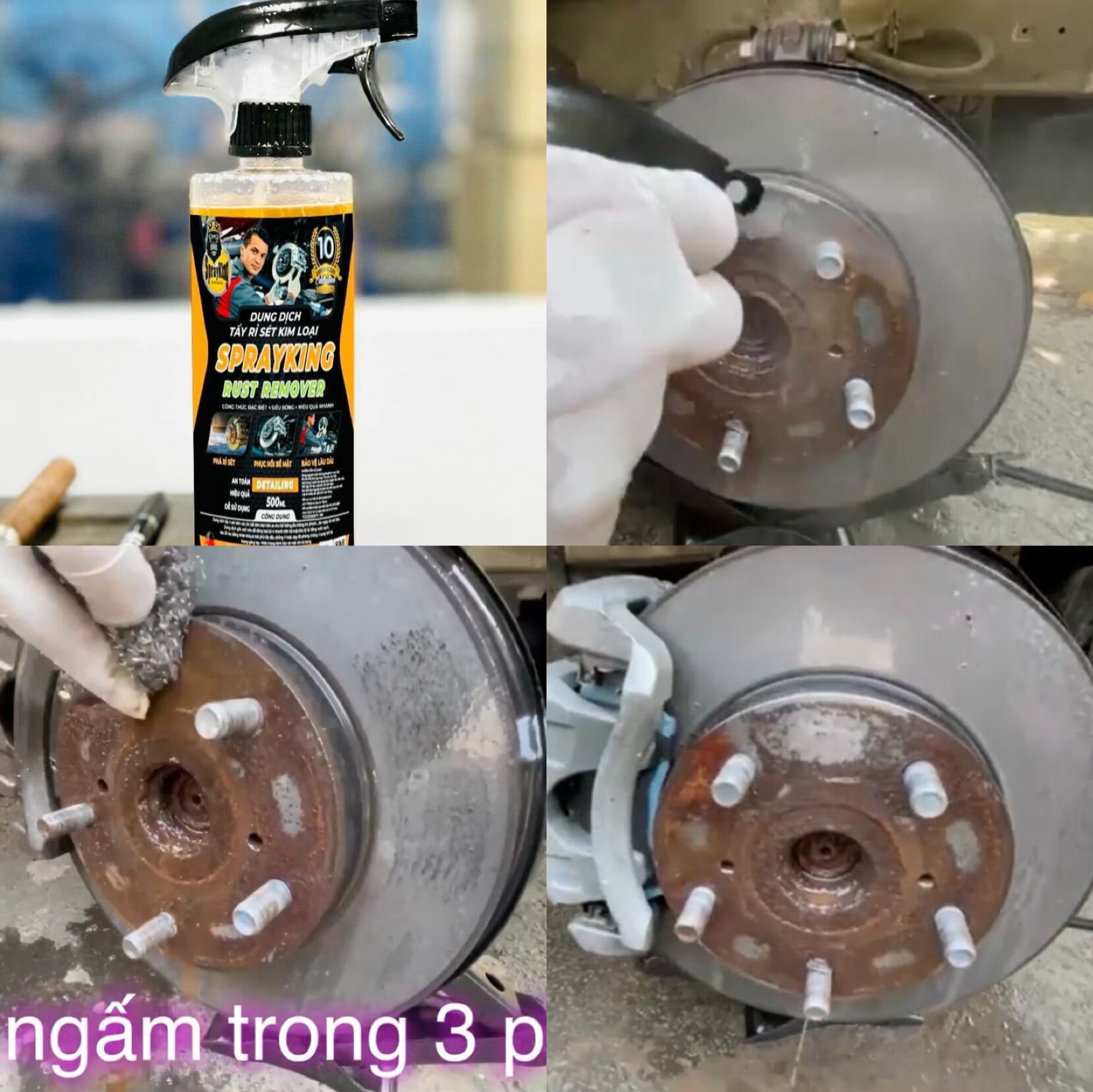 Dung Dịch Tẩy Rỉ Sét Kim Loại - Sprayking Rust Remover 500ml