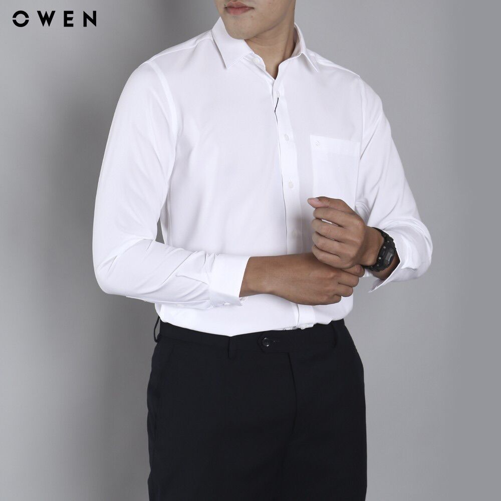 Sơ mi trắng Bamboo Owen