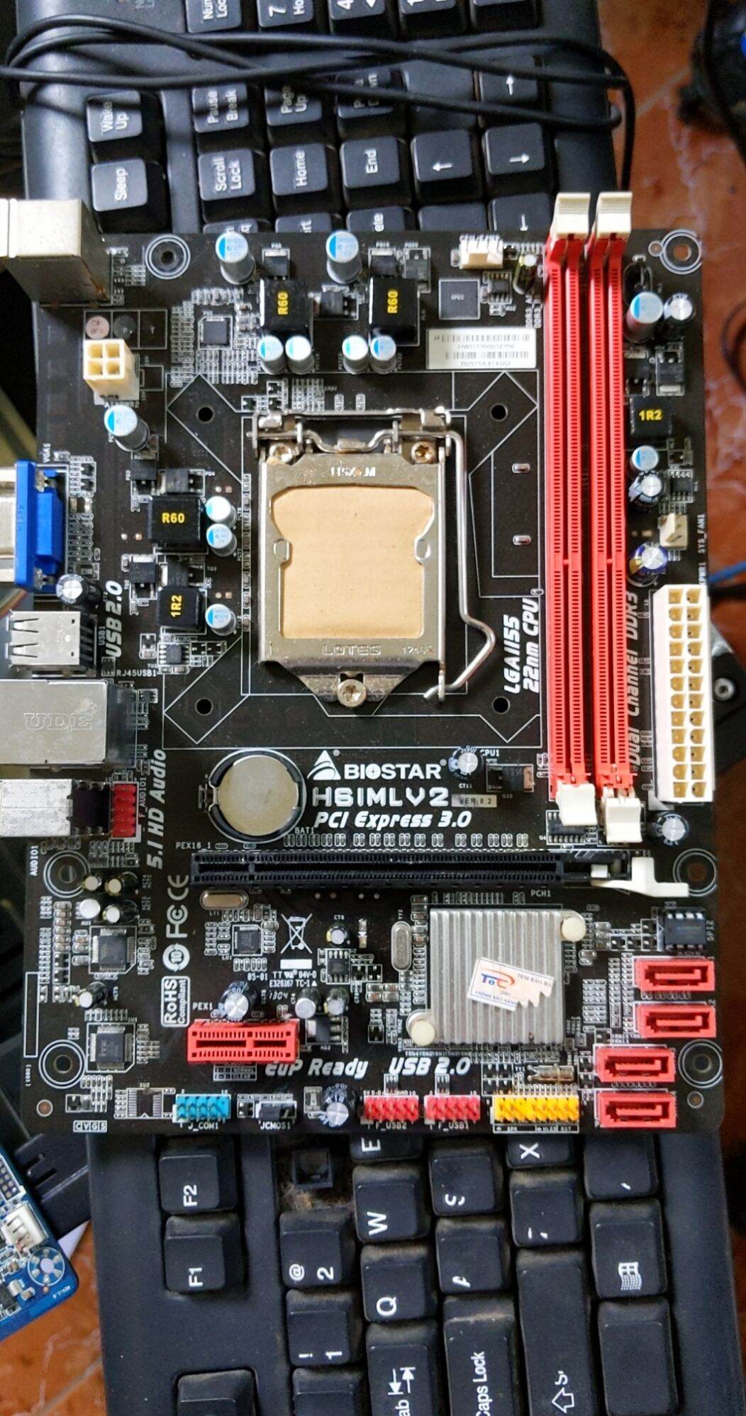 Combo main h61, chip,  ram , ổ cứng, nguồn cst( full 1bộ)
