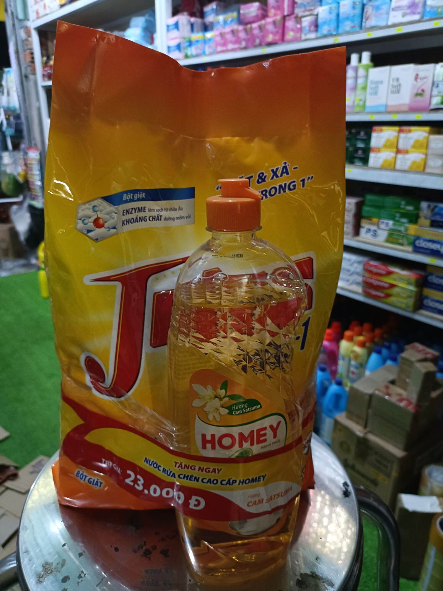 Bột giặt Joins 2 trong 1 gói 2,7Kg