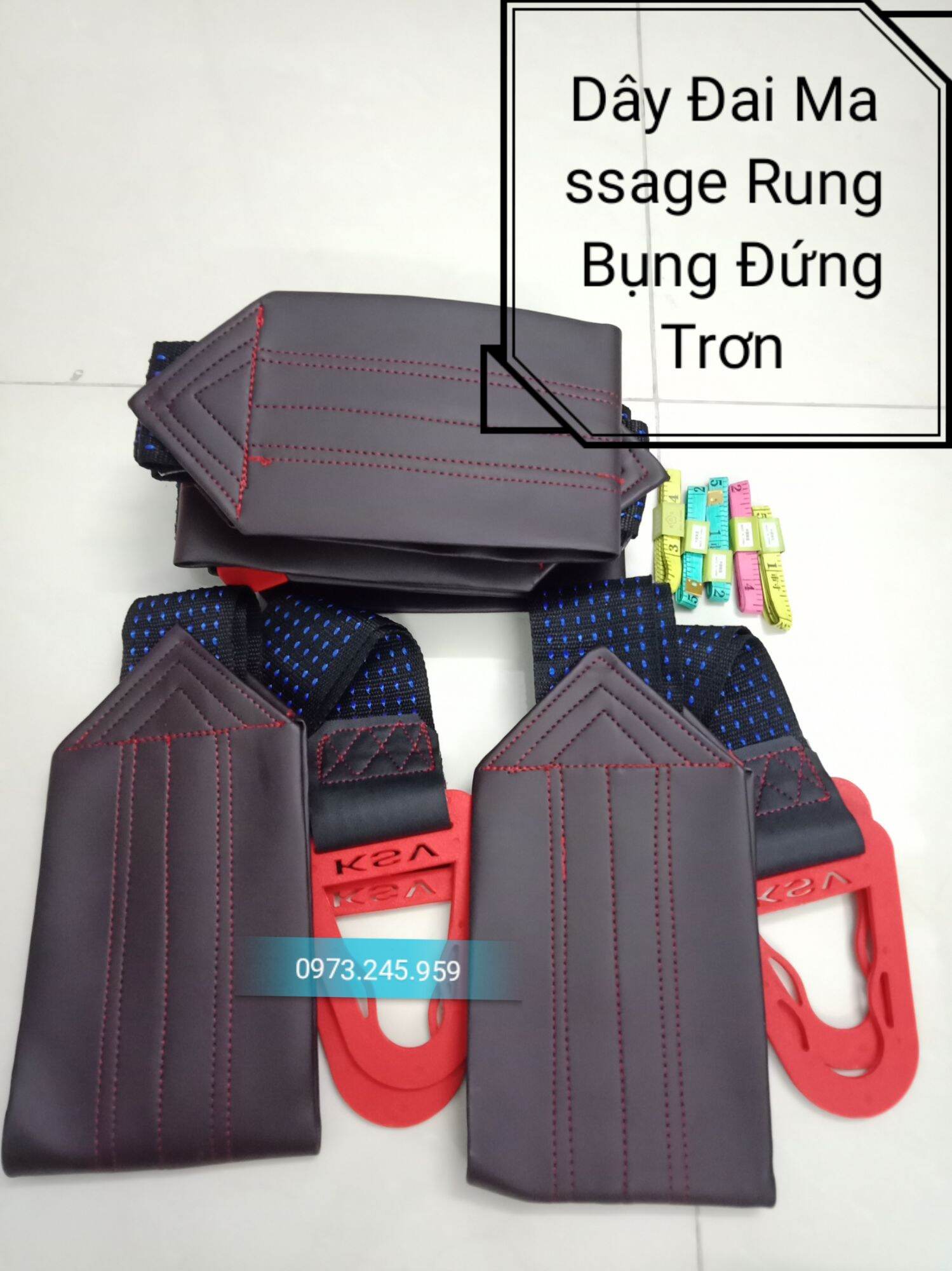[HCM]Dây Đai Massage Rung Bụng Đứng