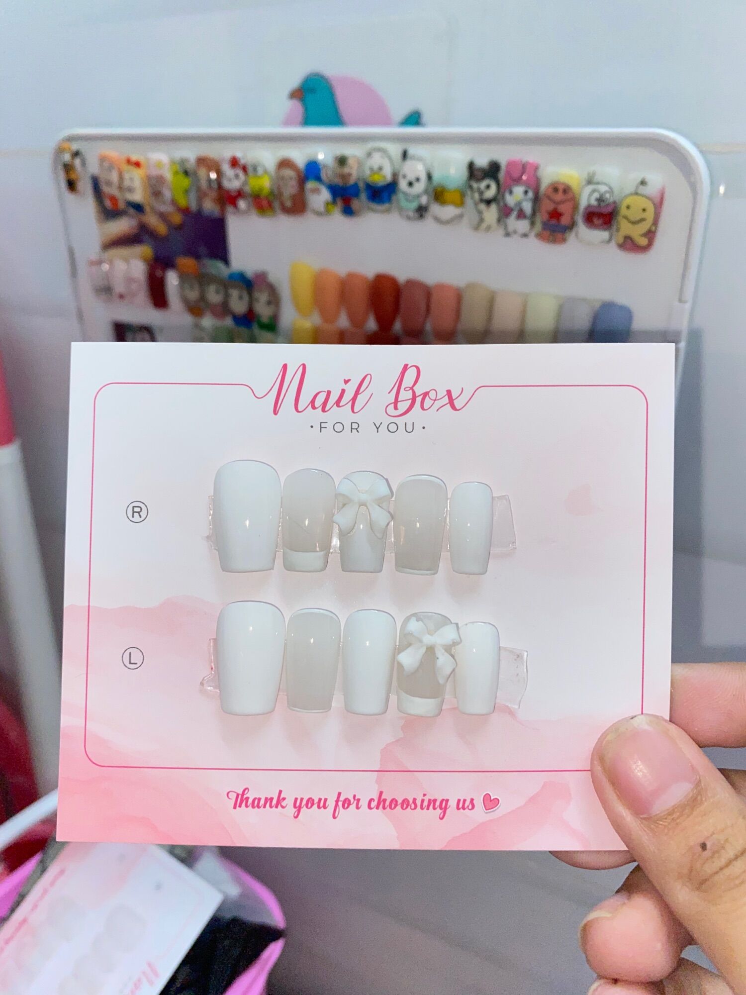 Combo nail của khách