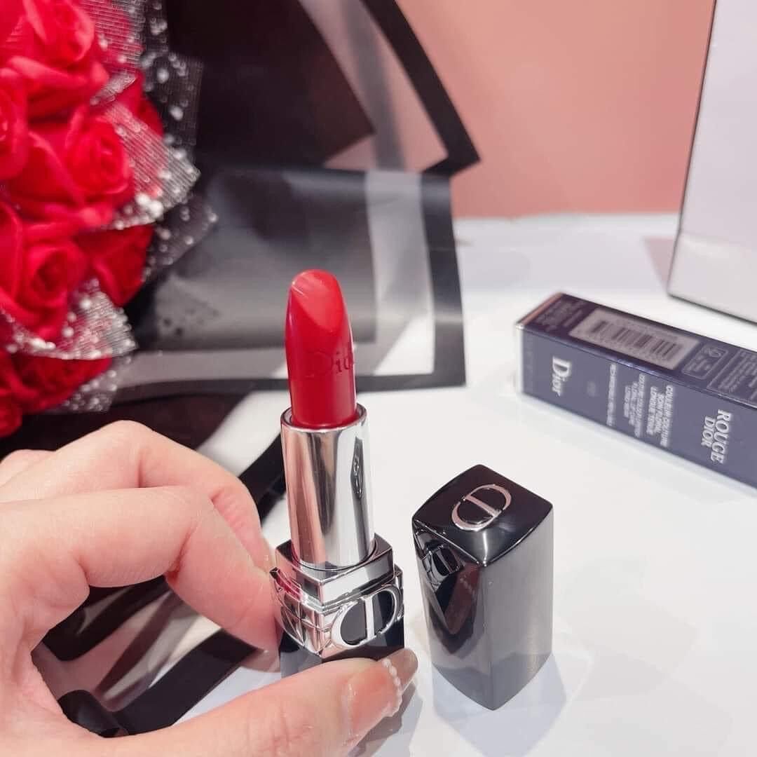 Son Dior Rouge 999 icion velvet Full Size 3.5gram.Màu đỏ