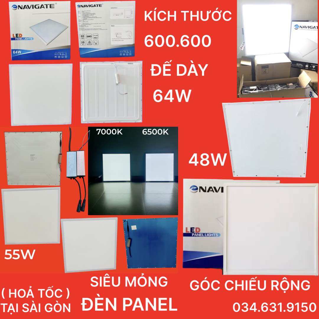 BÓNG ĐÈN LED PANEL KÍCH THƯỚC 600.600 CÔNG SUẤT 48W SIÊU MỎNG LOẠI CAO CẤP DÙNG CHIẾU SÁNG VĂN PHÒNG - SPA NHÀ Ở VÀ CÁC CÔNG TRÌNH DÂN DỤNG