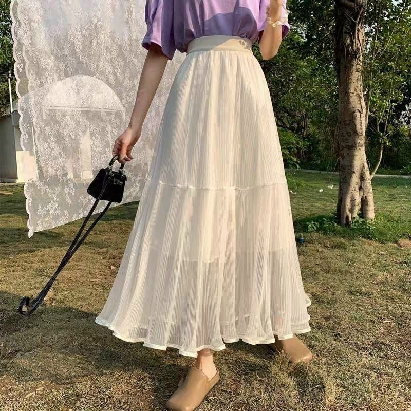 CHÂN VÁY XOÈ VON TƠ 2 LỚP