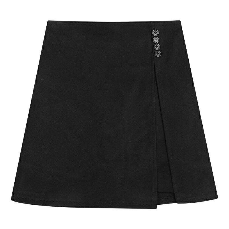 (BIG SIZE) Chân váy chữ A phối cúc big size C055