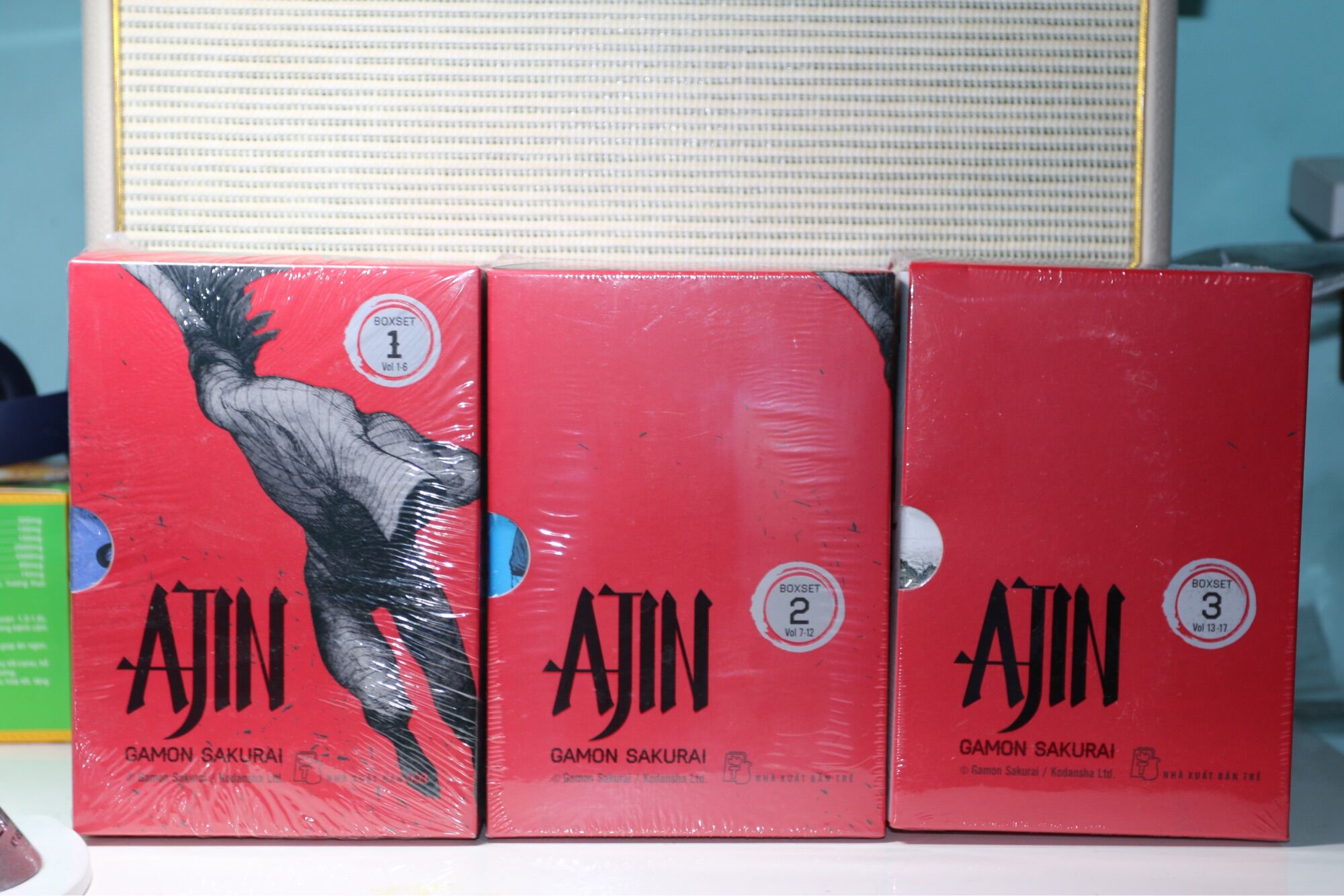 Boxset Ajin 1-3 nguyên seal