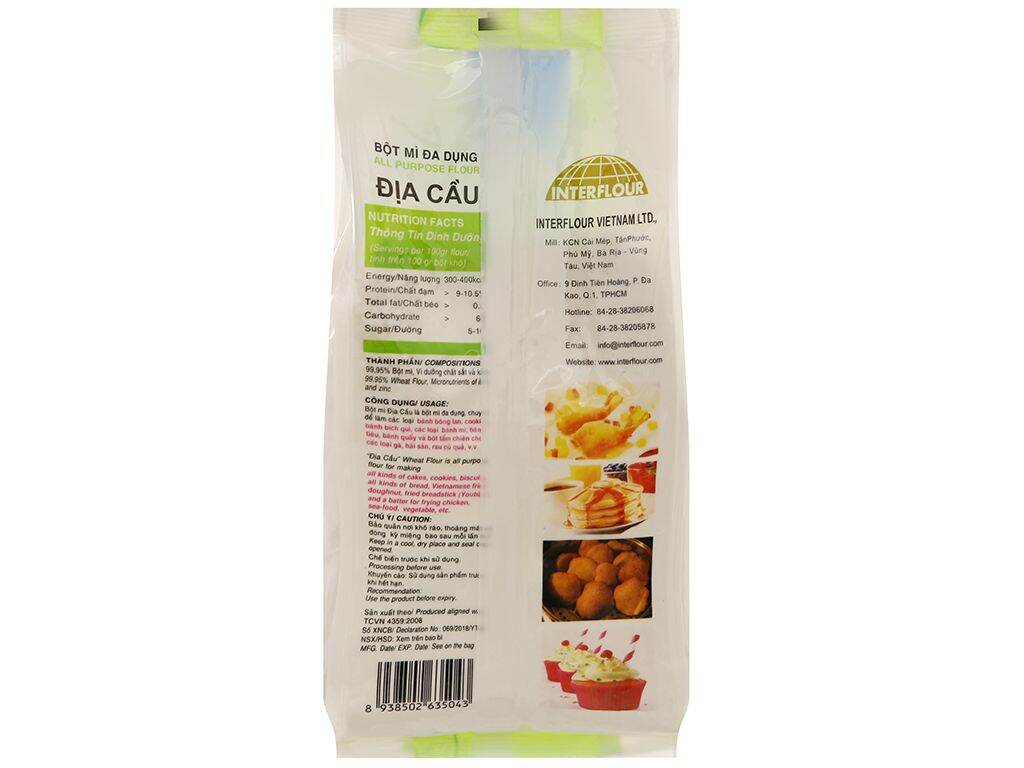 Bột mì đa dụng địa cầu 1kg