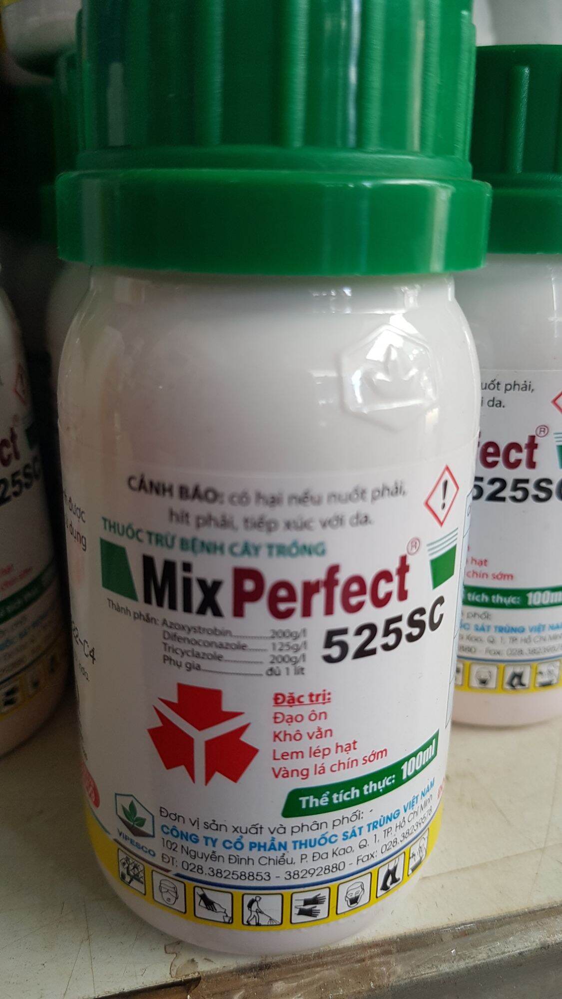 Thuốc trừ bệnh đạo ôn, khô vằn, lem lép hạt, vàng lá chín sớm mix perfect 100ml
