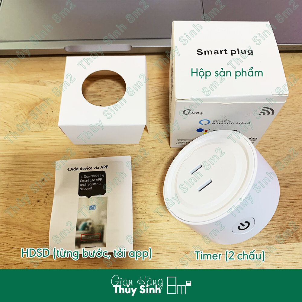 Timer Wifi, Ổ Cắm Hẹn Giờ Wifi | 8m2