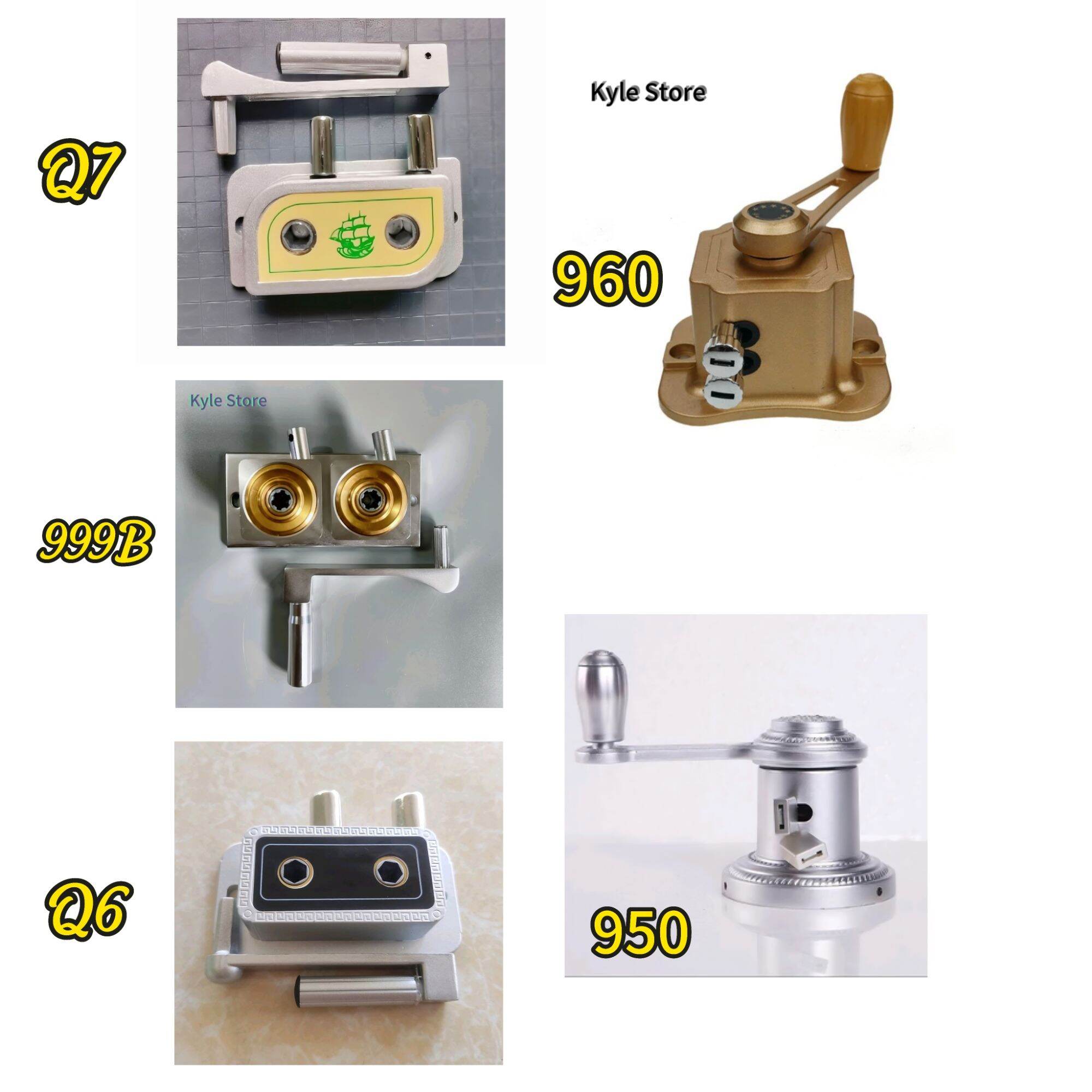 Củ quay  dàn phơi thông minh KS950, Q7, Q6...tặng kèm vít lắp đặt