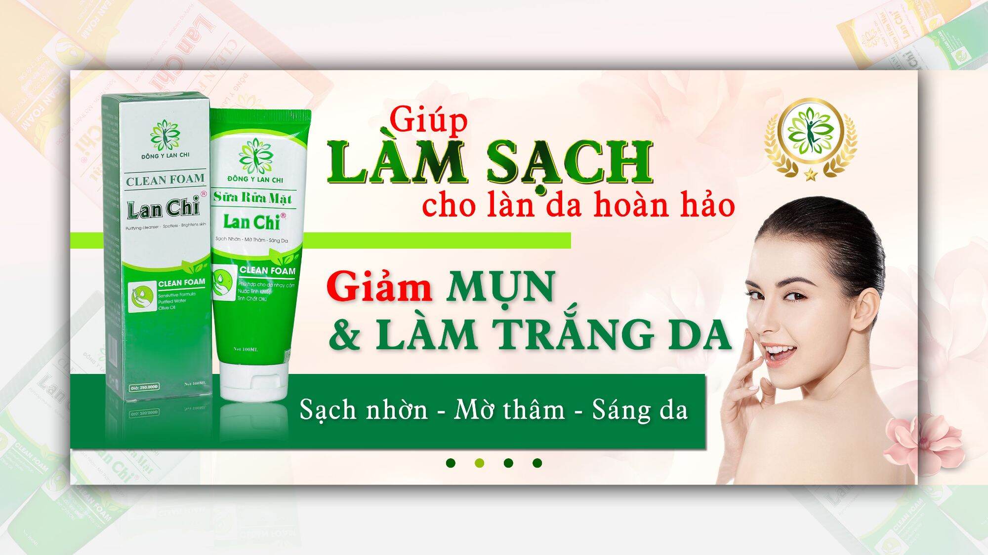 Sữa Rửa Mặt Thao Duoc Đông Y Lan Chi: mờ nám, mờ thâm, sạch da, sáng da