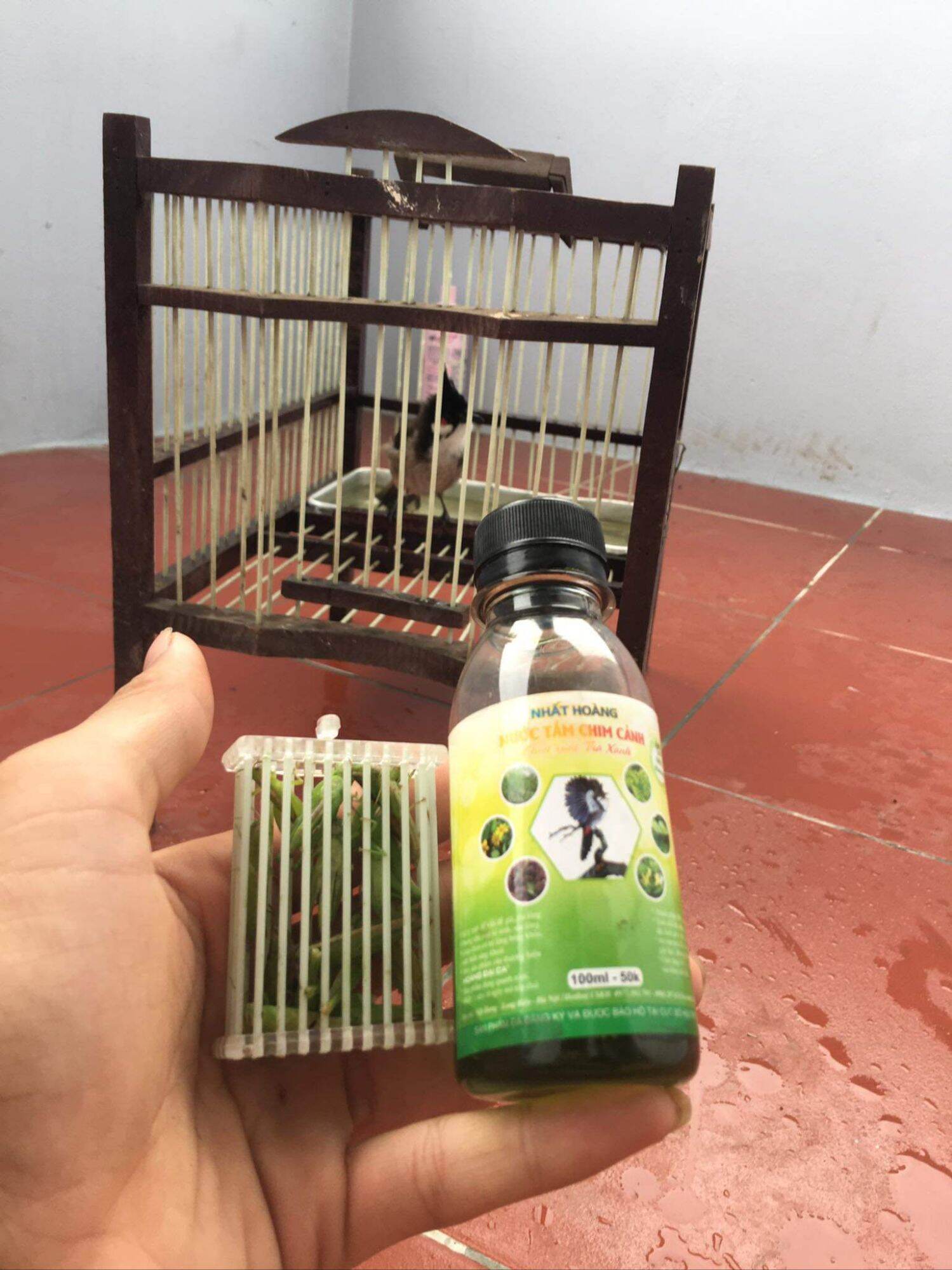 Nước tắm chim cảnh Nhất Hoàng