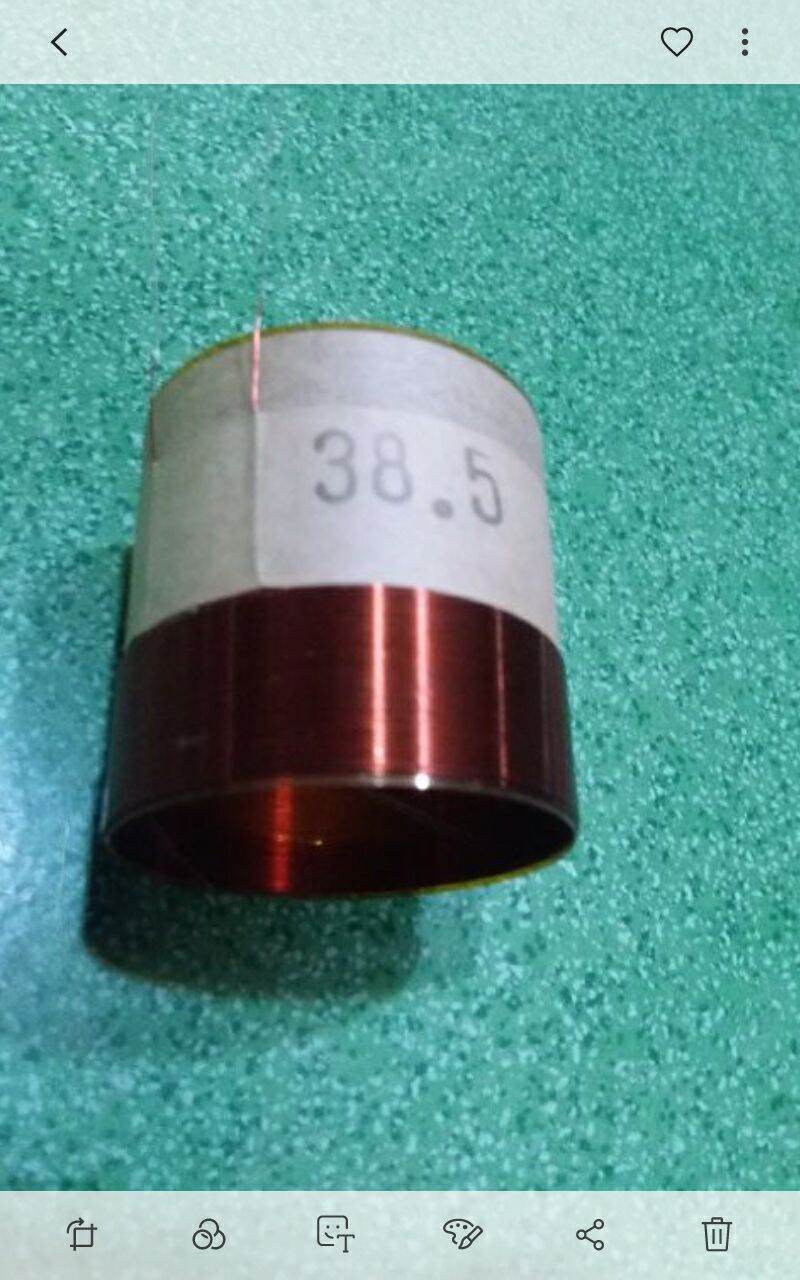 1-COIL LOA ĐỒNG 2 LỚP 38.5 (PHÍP  CHỊU NHIỆT)