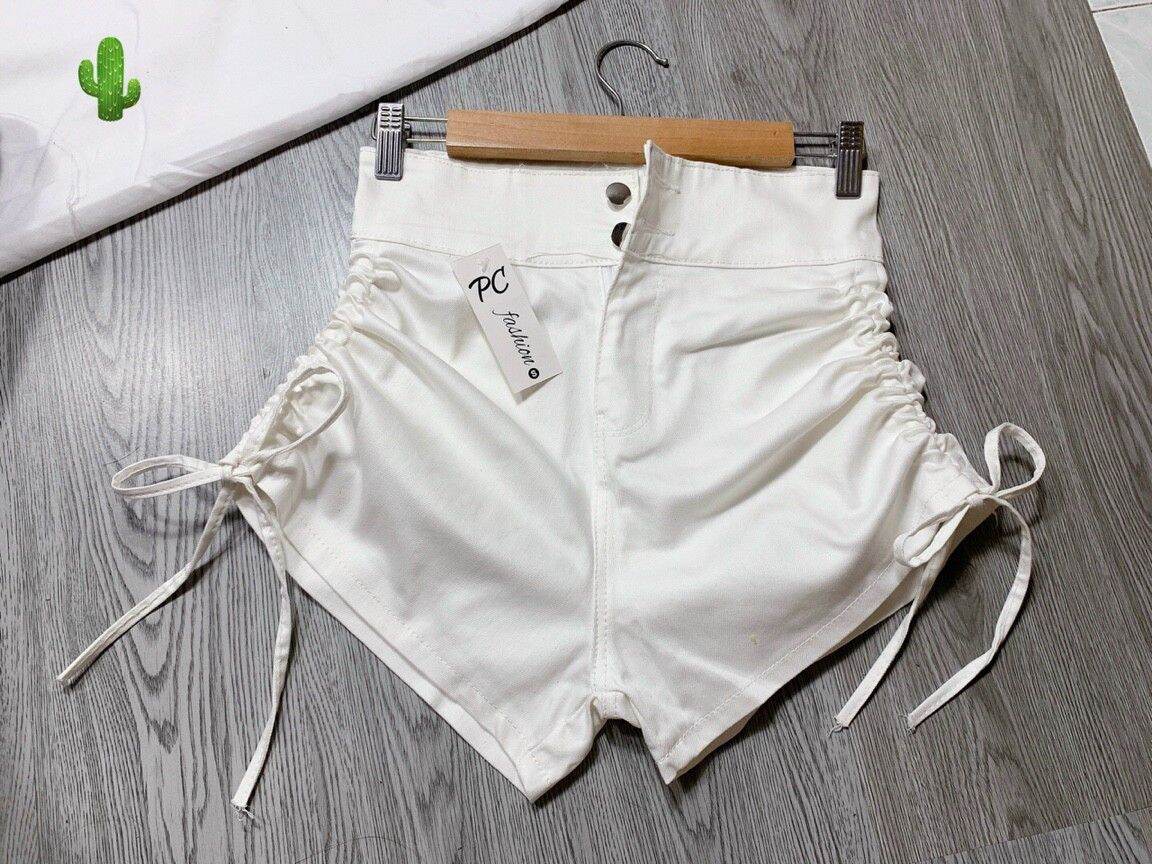 Quần kaki rút dây bên ảnh thật