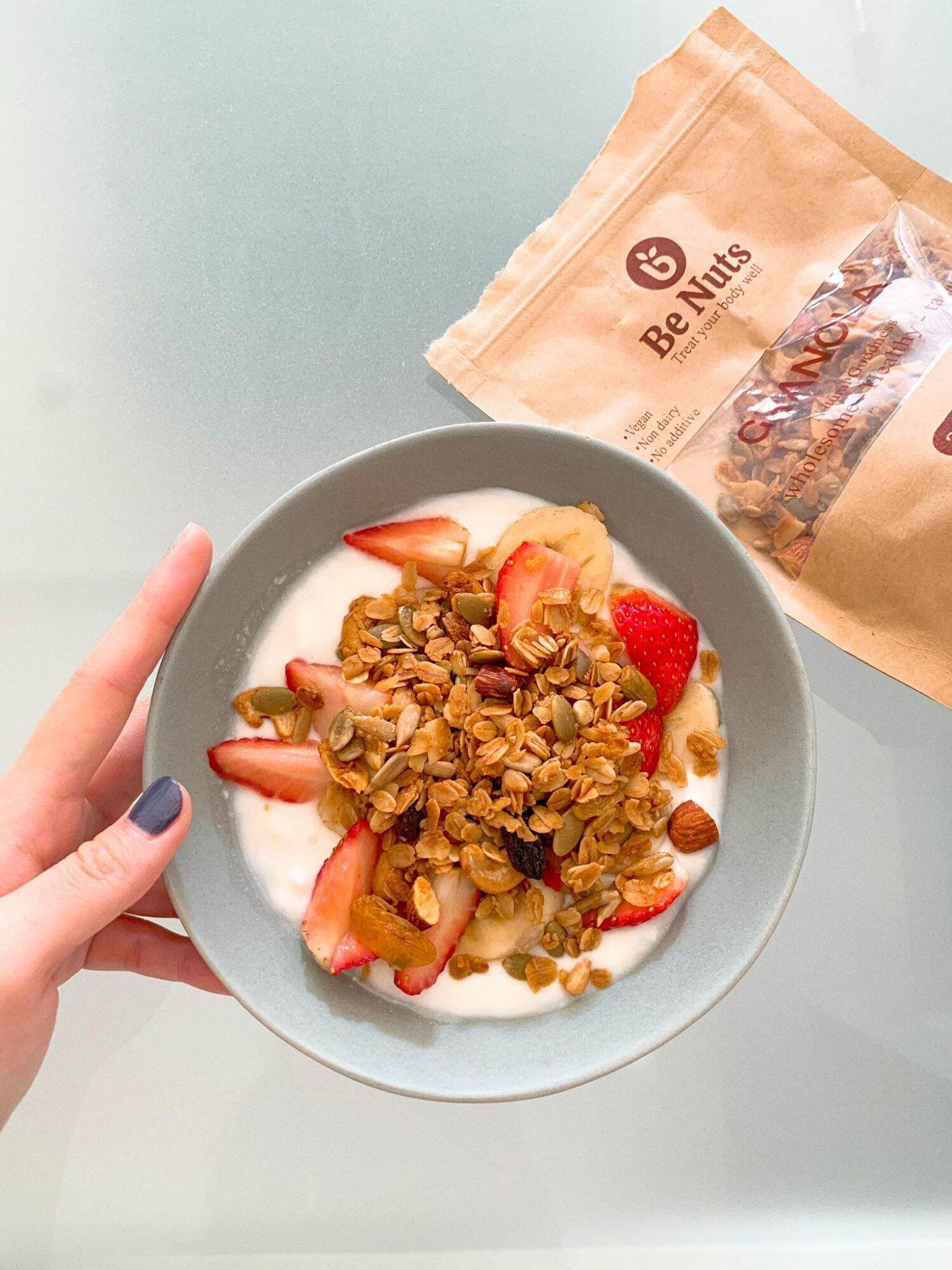 GRANOLA ngũ cốc hạt dinh dưỡng nhà làm BENUTS vị salted caramel