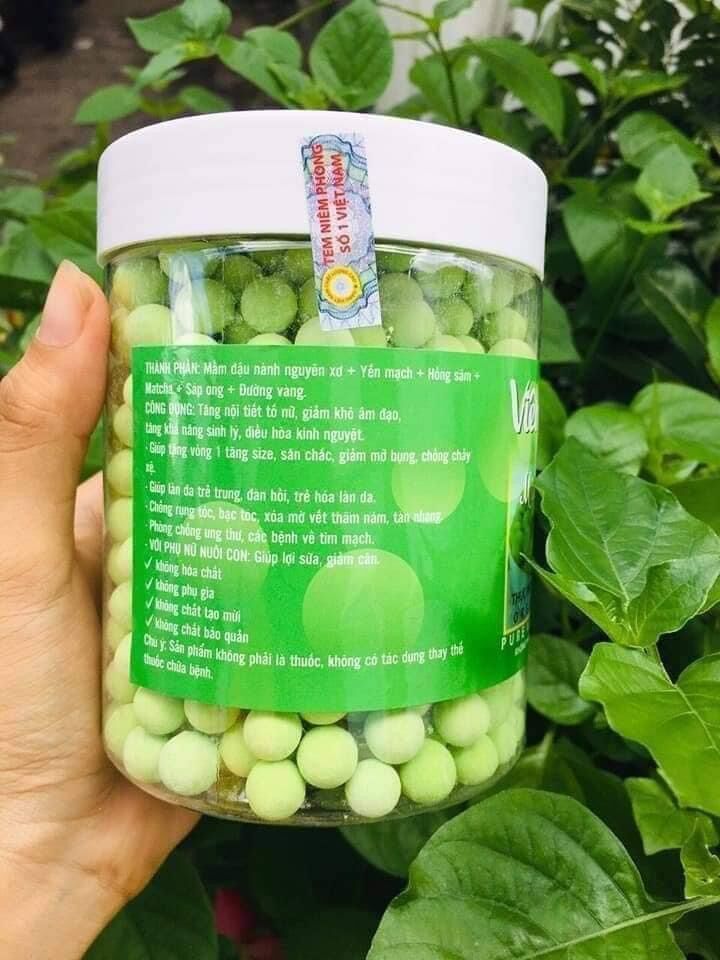 Mầm đậu nành matcha
