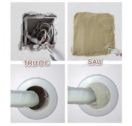 Đất Sét Vá Tường Trám Ống Điều Hòa