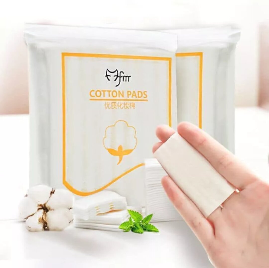 Bông tẩy trang Cotton Pad 222 miếng 100% Cotton bông mềm mịn siêu hút