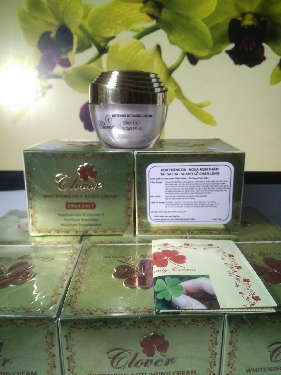 Kem lcover trắng da mụn thâm tái tạo da 12g
