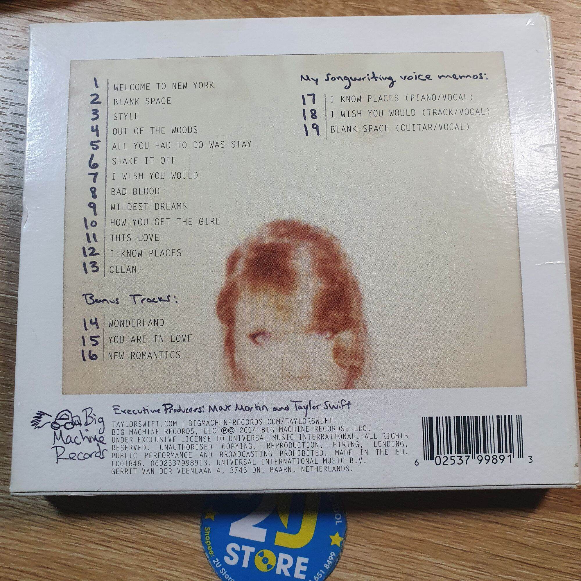 CD album 1989 (Deluxe) - Taylor Swift - 2U Store CDs