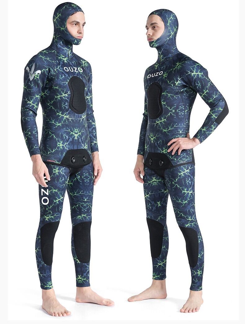 Bộ đồ lặn biển da cao su non dày 3.5mm. Dành chuyên cho lặn free diving scuba