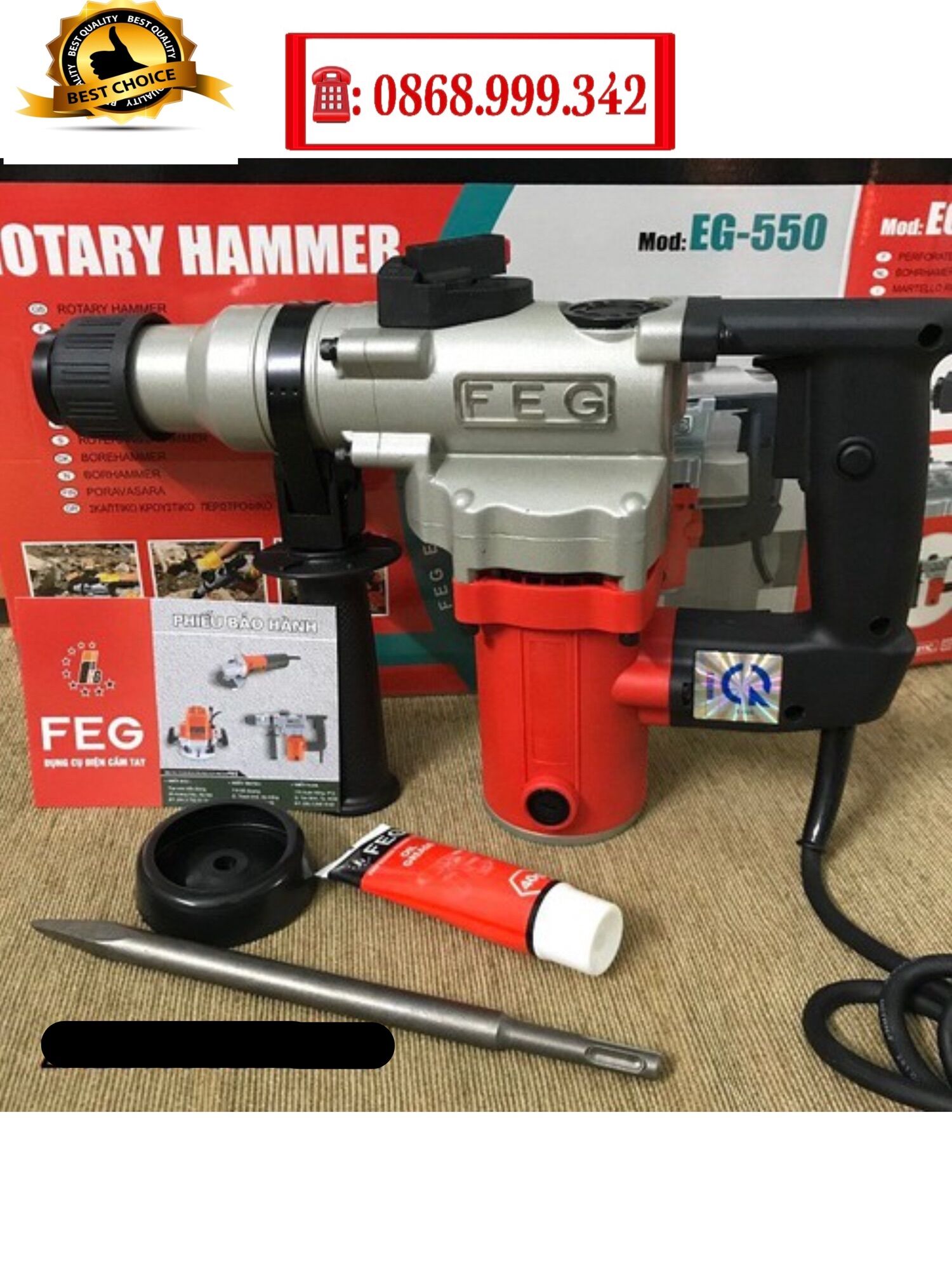 Máy đục feg eg-550 bảo hành 6tháng