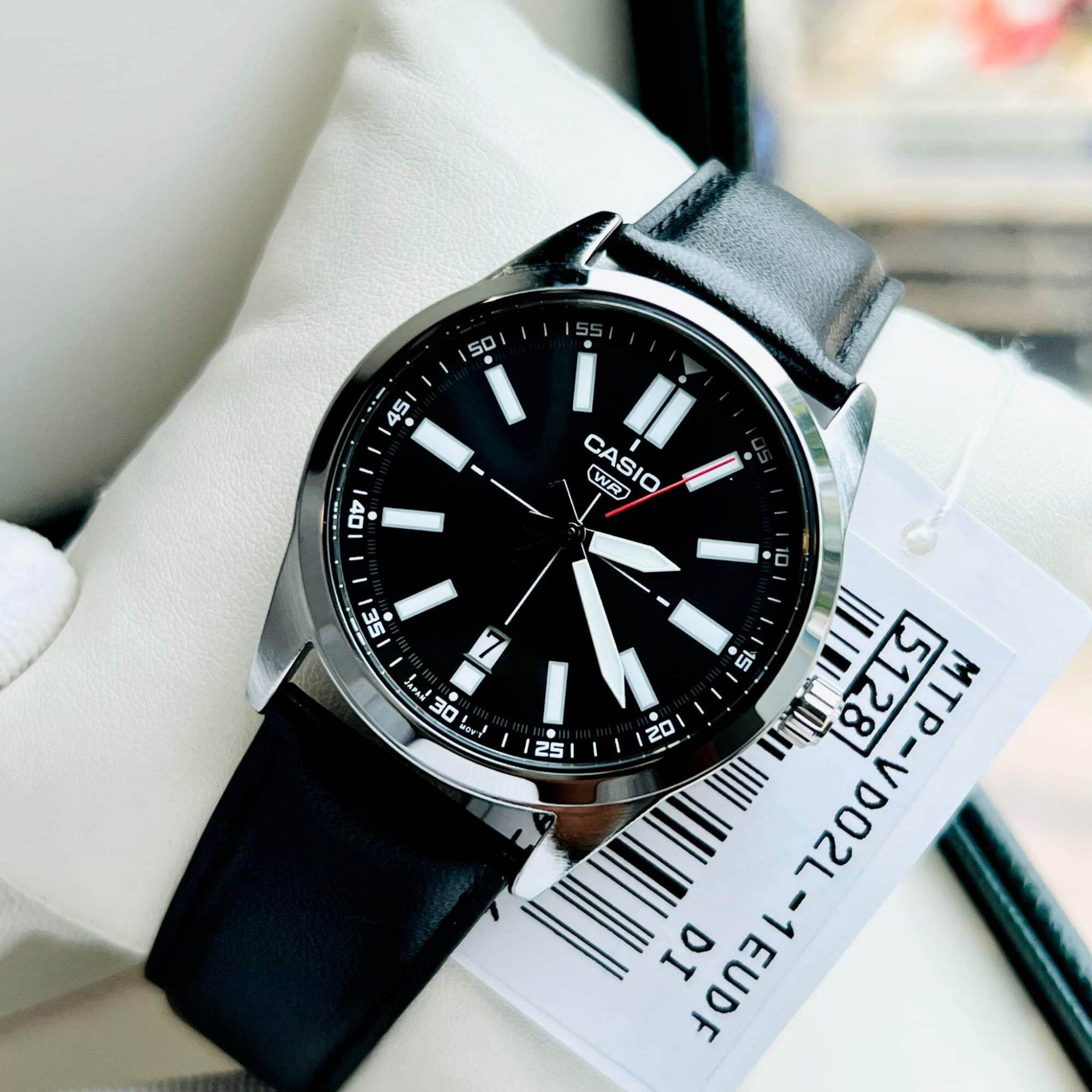 Đồng Hồ Dây Da Casio MTP-VD02L Chính Hãng