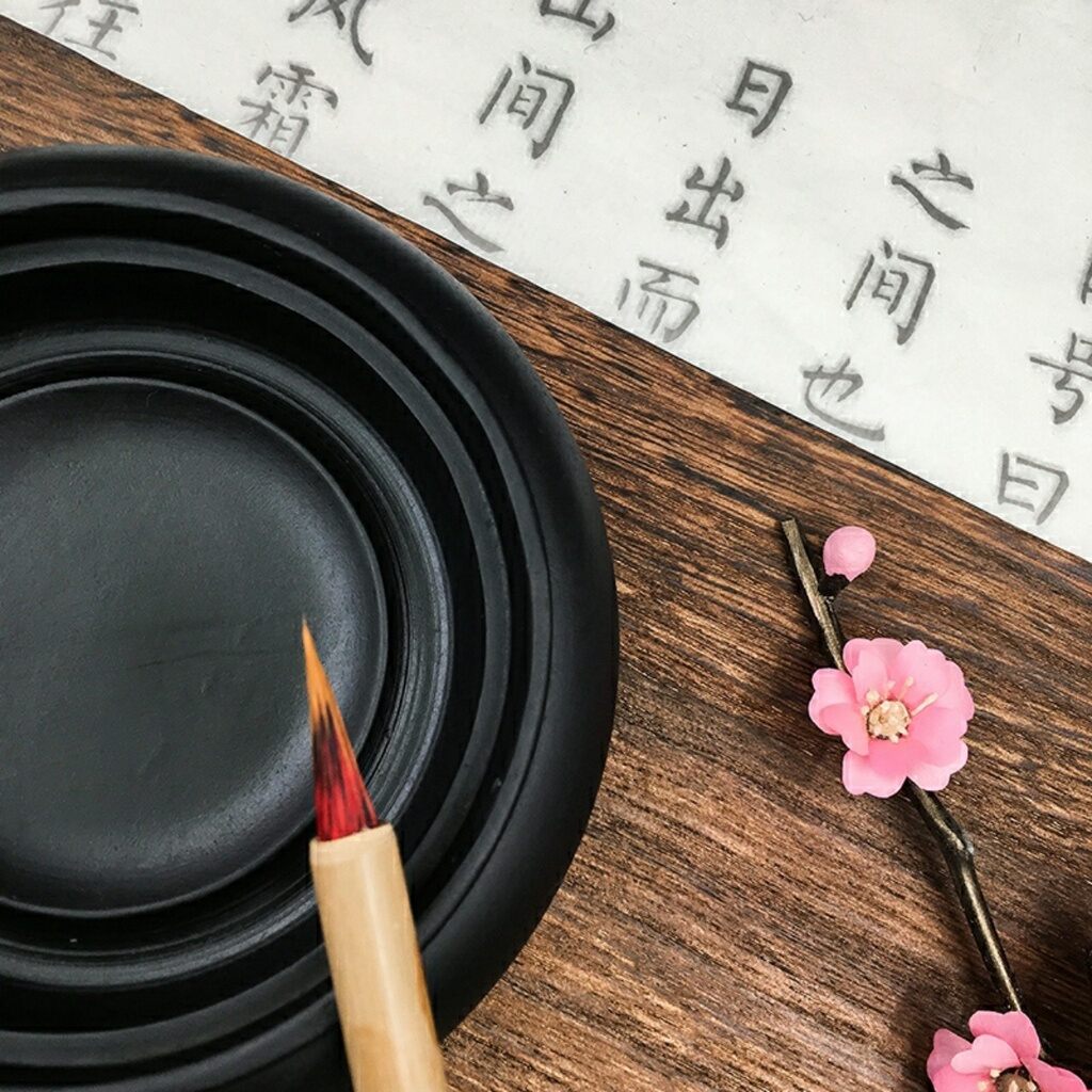 Nghiên mực đạo cụ trang trí phòng thư pháp