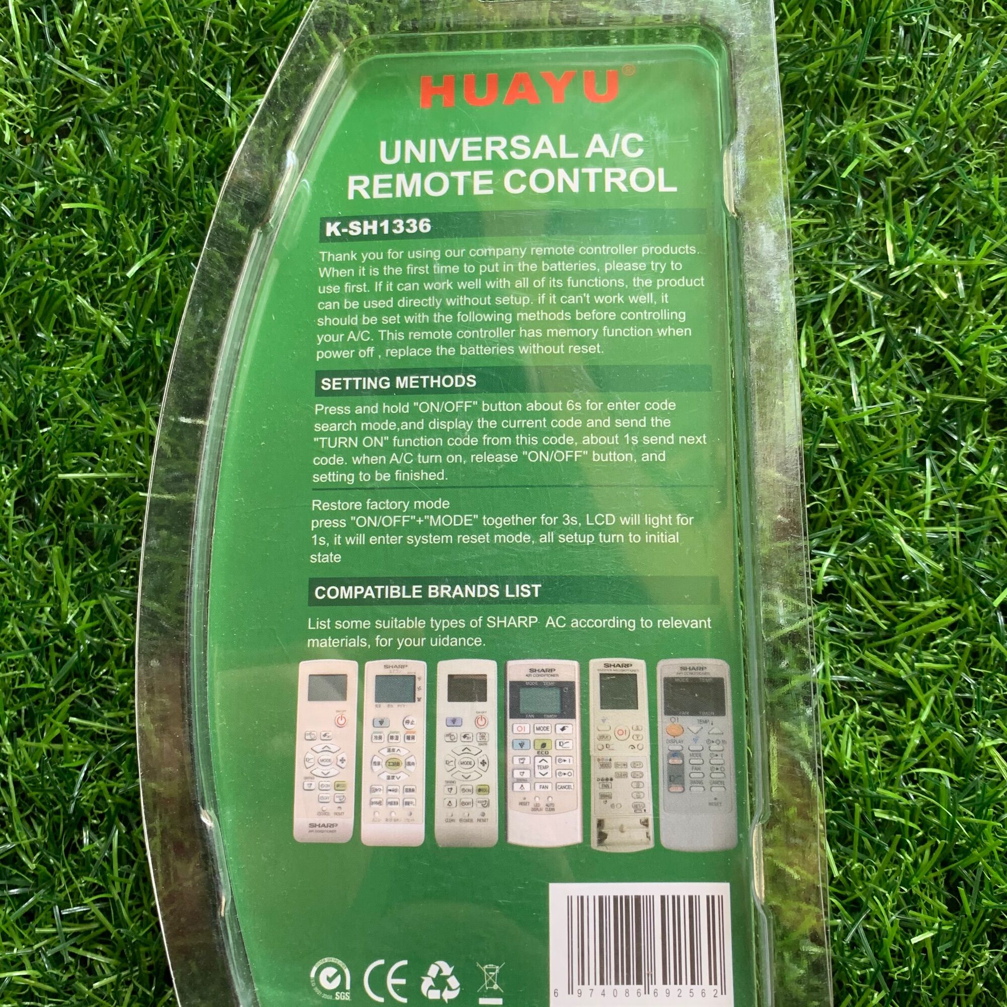 Điều khiển điều hòa Sharp đa năng các dòng 1&2 chiều - Hàng tốt