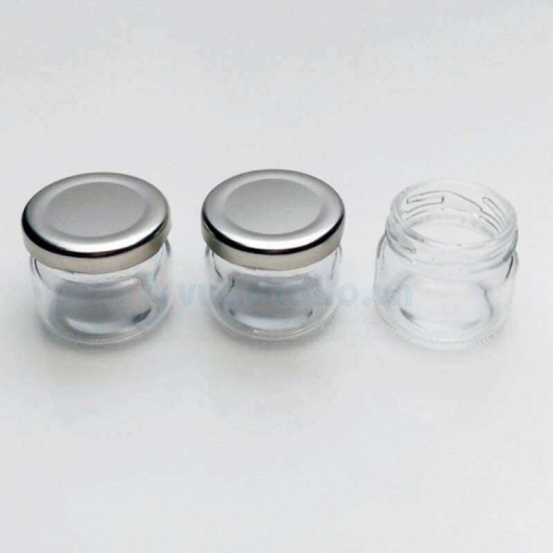 [HCM]combo 20 HỦ THUỶ TINH 30ml nắp thiếc