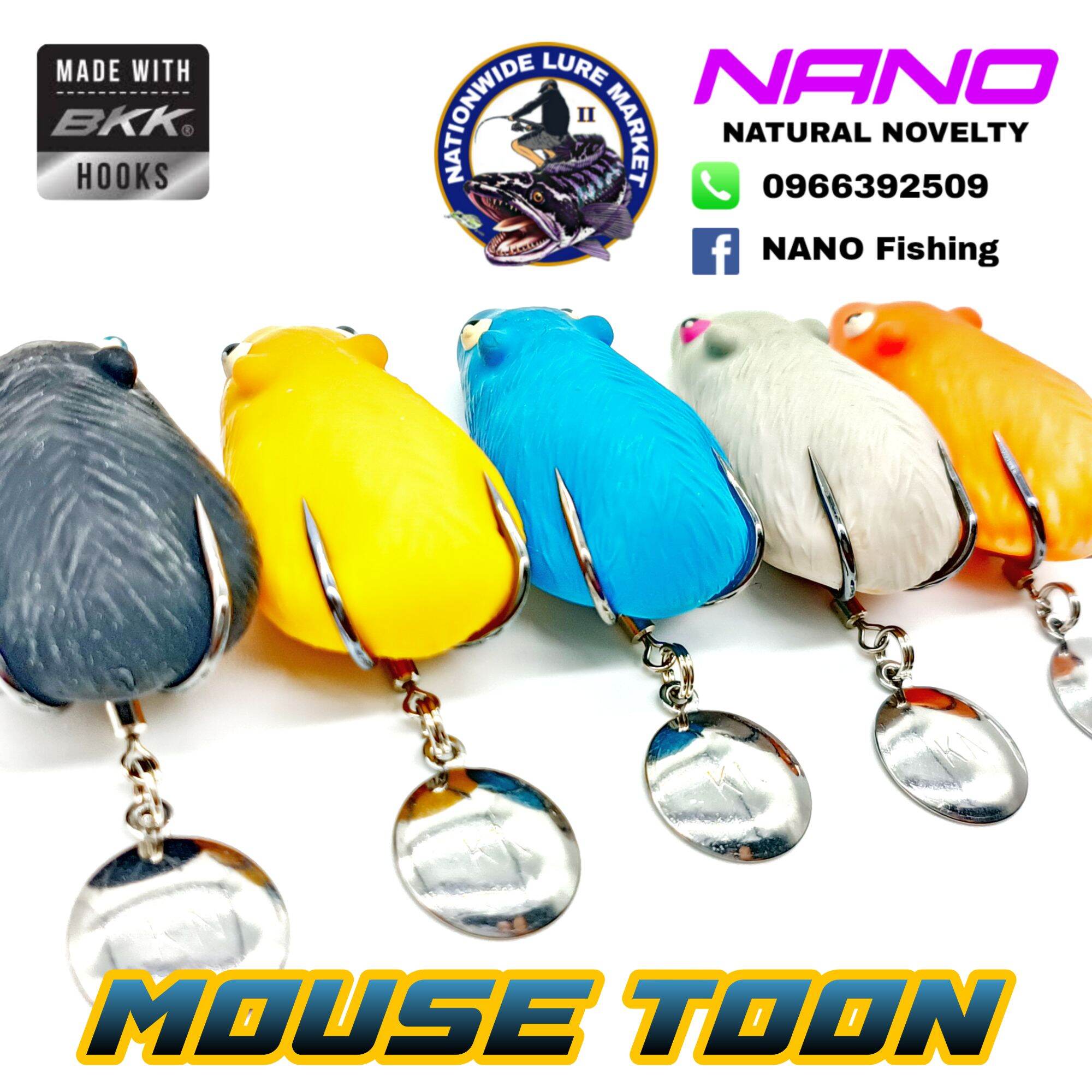 Mồi Câu MOUSE TOON 4.5cm 9gr THAILAND