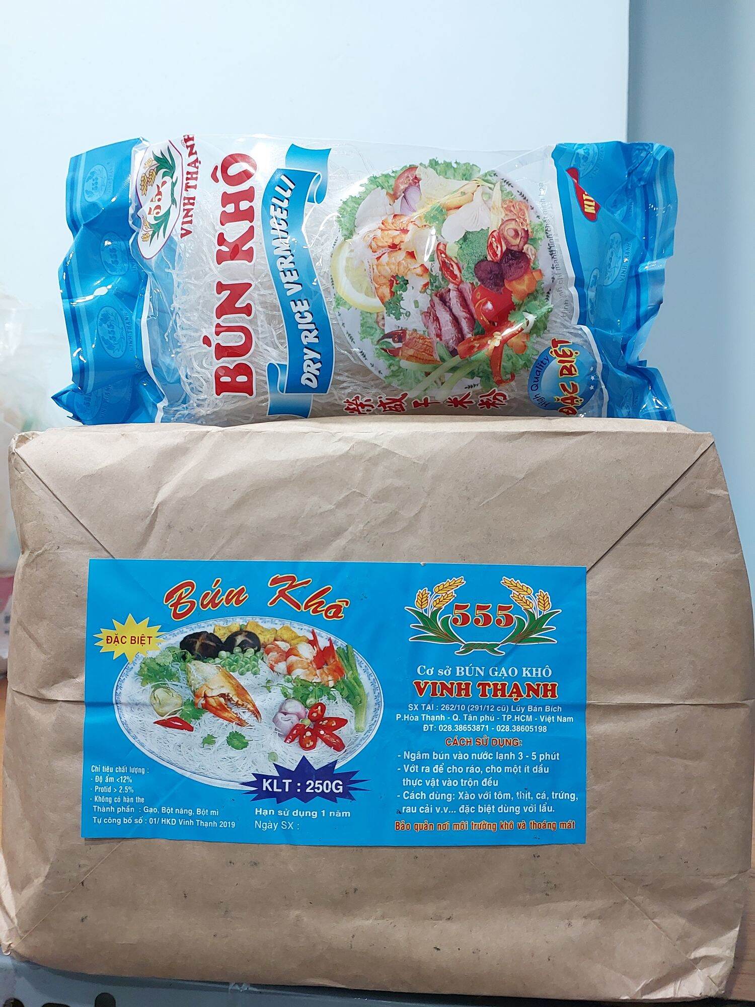 1 cây bún khô 555 Vinh Thạnh đặc biệt
