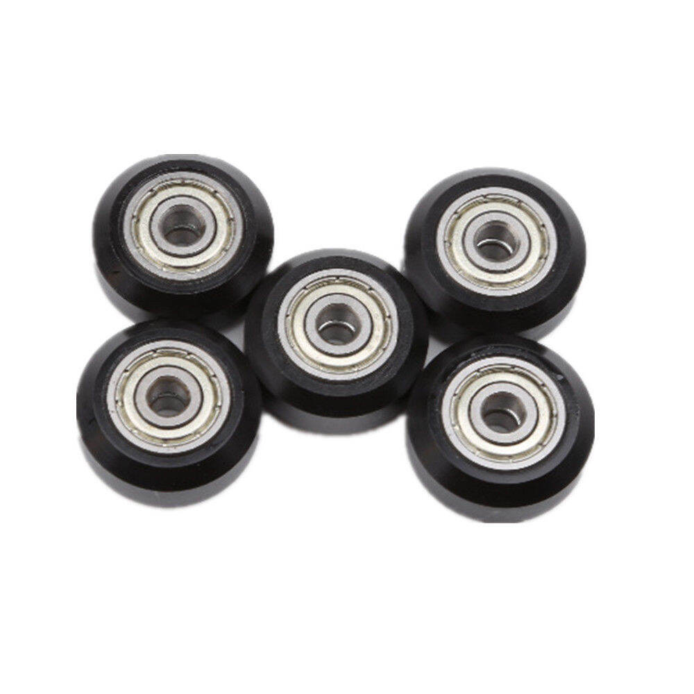 5pcs 3D Printer POM Wheel Plastic Pulley Linear Bearing for Creality Ender 3, Ender 3 Pro, Ender 3 V2, CR-10, CR-10S