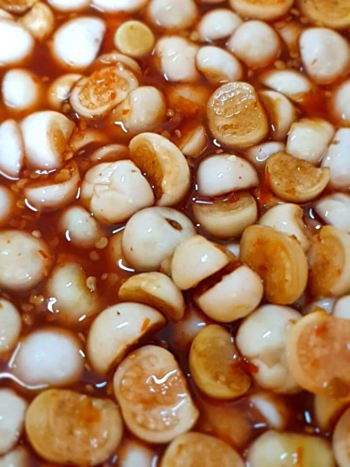 mắm cà pháo trộn mắm cá trèn