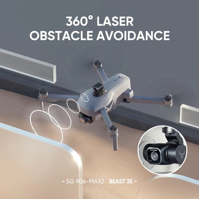 Flycam SG906 MAX2 5000MAH Gimbal 3 Trục 4k Eis chống va chạm