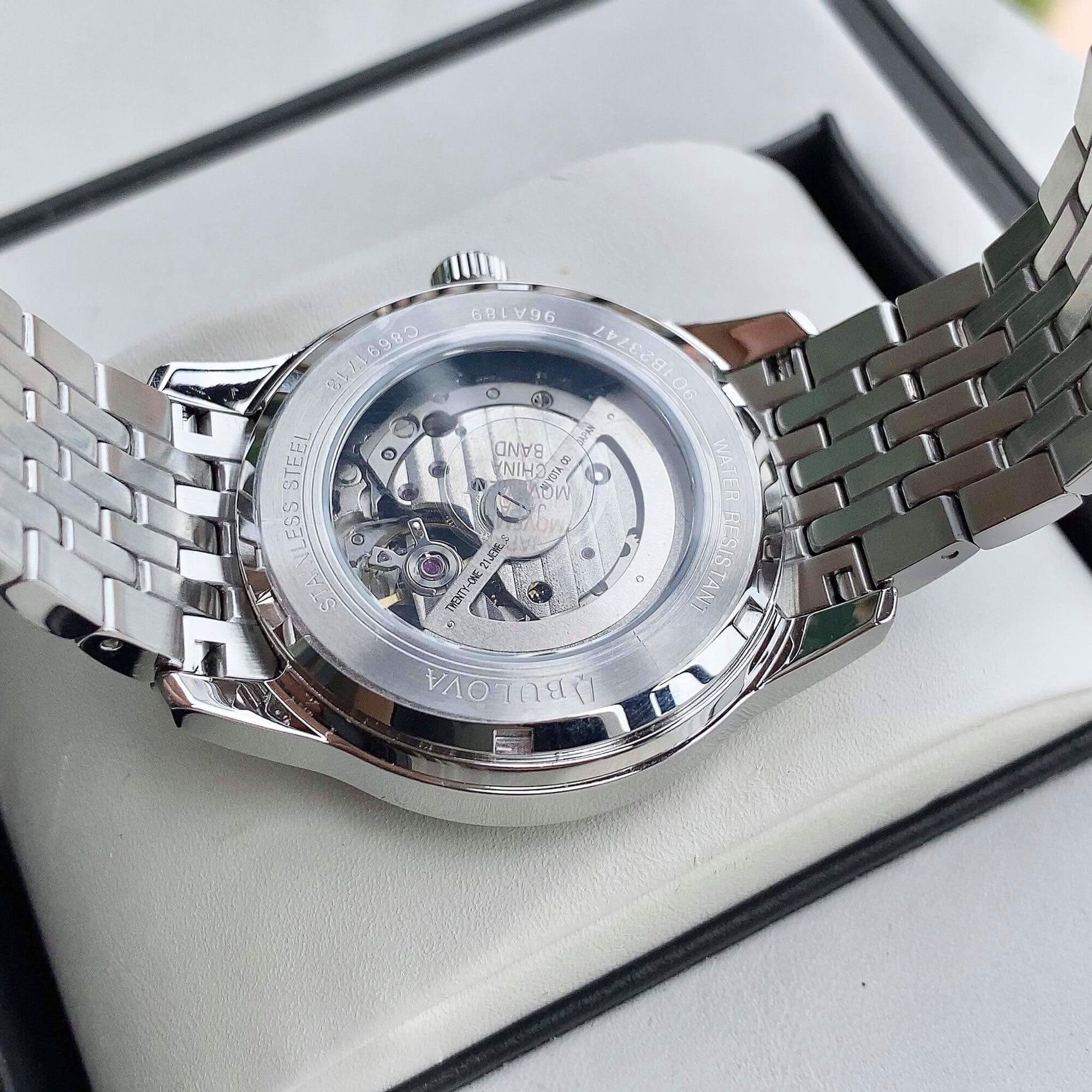 [Tặng Gói Bảo Hàng Vàng] ĐỒNG HỒ NAM CHÍNH HÃNG Bulova 96A189 Automatic