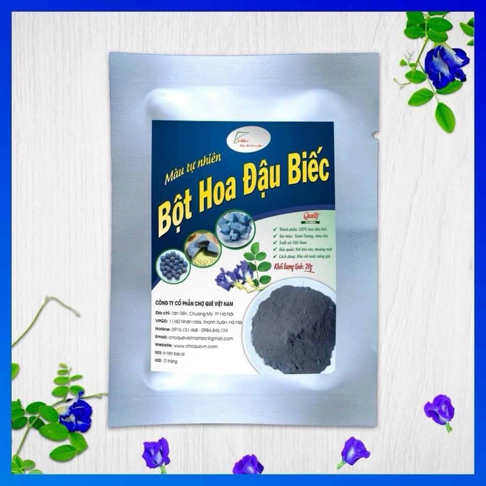 Bột hoa đậu biếc