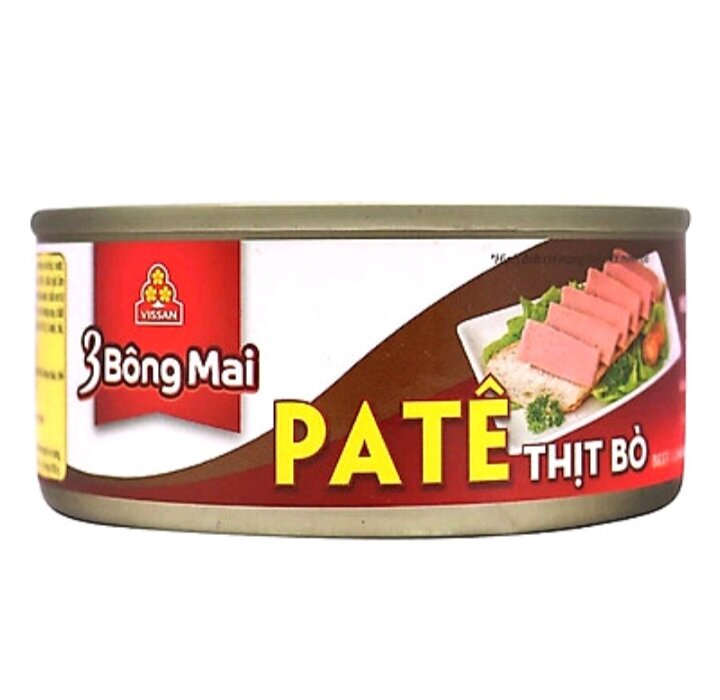 Pate thịt bò 3 bông mai 150g