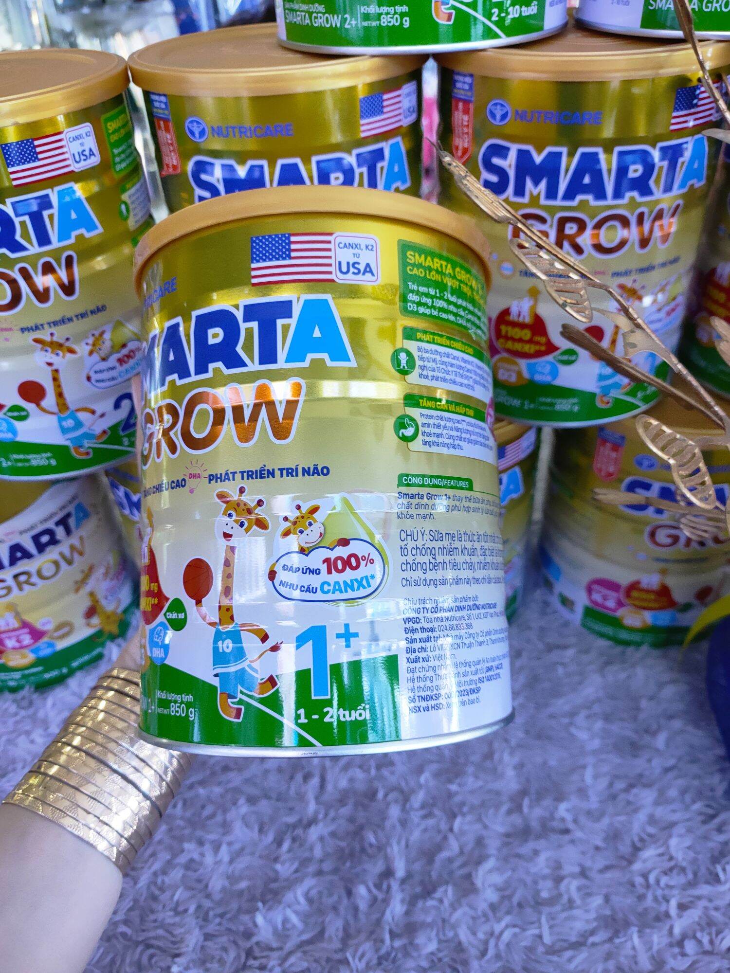 Sữa bột Nutricare Smarta Grow 1+