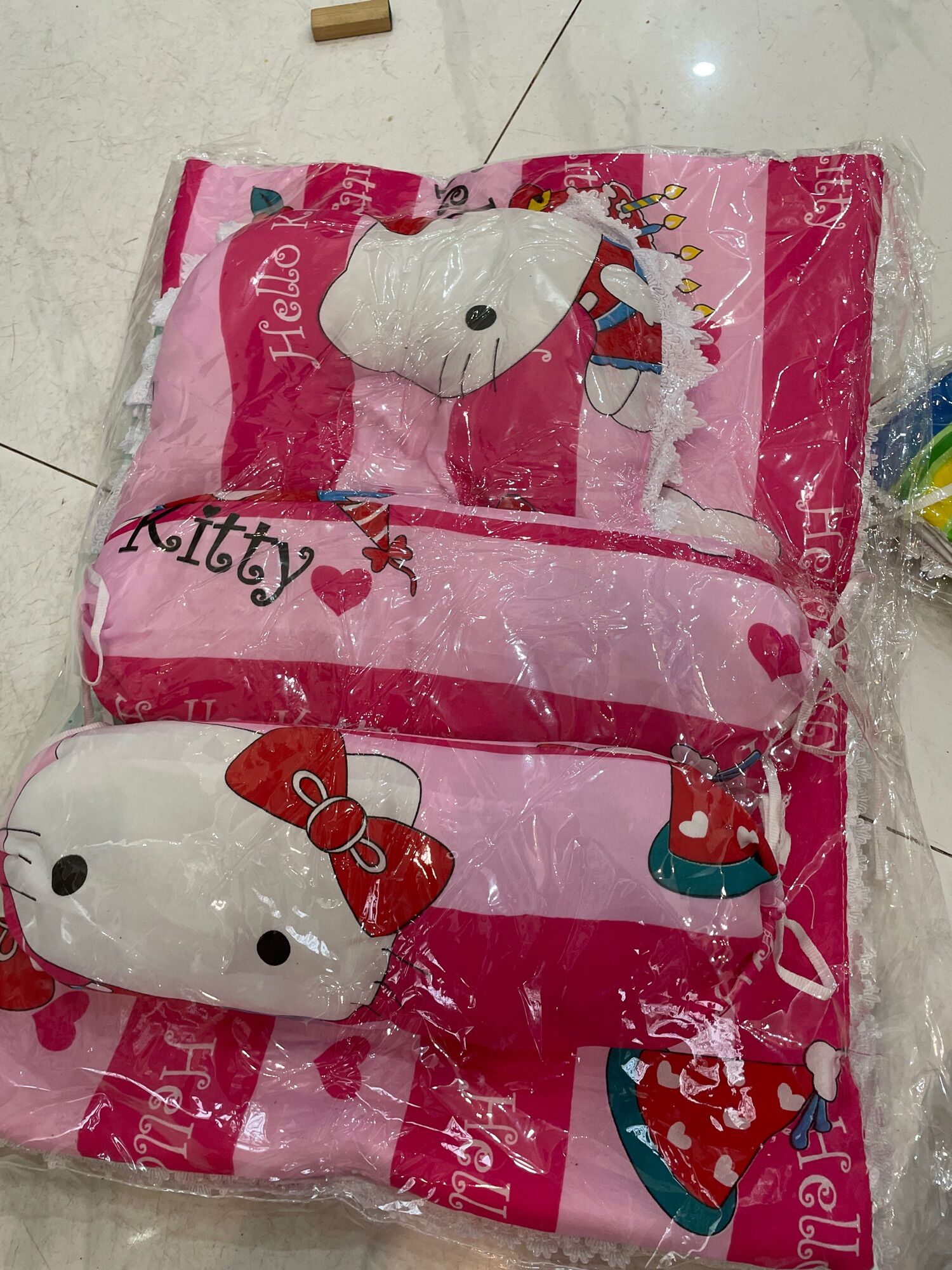 Bộ nệm gối mini cho bé sơ sinh
